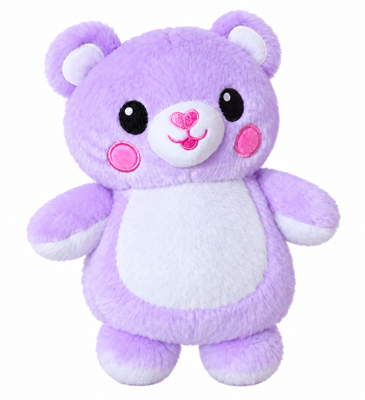 Peluche oso lila para dibujar con luz