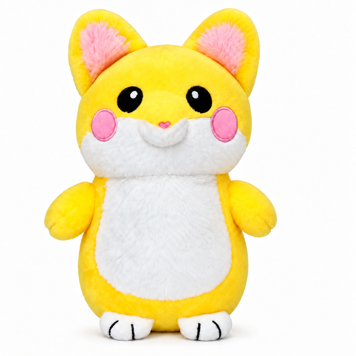 Peluche zorro amarillo para dibujar con luz