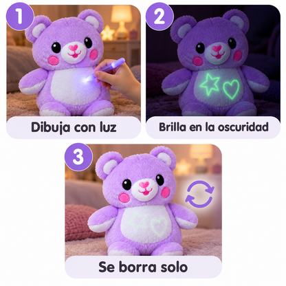 Cómo funciona: dibuja con luz, brilla en la oscuridad y se borra solo